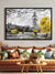 999Store  Framed canvas wall painting scenery with frames big size hanging home decor large