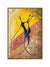 999Store floating frame african couple dance on the floor digital vertical painting for wall (Canvas_Golden Frame_16X24 Inches )Golden012