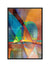 999Store floating frame abstract art vertical painting for wall (Canvas_Black Frame_16X24 Inches )Black032