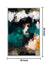 999Store floating frame abstract geometric art vertical painting for wall (Canvas_White Frame_16X24 Inches )White037