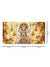 999Store wooden stretched golden lord ganesha wall painting large painting for living room bedroom Wall Hanging Canvas ganesha Painting wall frames for living room
