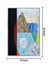 999Store floating frame abstract vertical painting for wall (Canvas_White Frame_16X24 Inches )White040