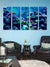 999Store Beautiful Fishes in The sea paintings for living room wall art panels fish painting Set of 5 frames