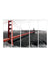 999Store paintings for living room big size painting for living room with frame  modern red Bridge wall art panels hanging painting Set of 5 frames