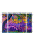 999Store Aesthetic Big Size Natural Scenery Landscapes painting for living room Wall Art Panels Hanging landscape paintings for living room - Set of 5 frames, Purple