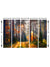 999Store painting for wall wall frame for bedroom  Green Forest wall art panels hanging painting Set of 5 frames