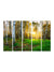 999Store paintings for bedroom with frame wall frames for home decoration  Green Forest wall art panels hanging painting Set of 5 frames
