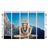 999Store 5 panel wall painting wall frames for living room with frame wall hanging shiva Meditating Shiva lord