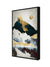 999Store floating frame mountain art with flying birds vertical painting for wall (Canvas_Black Frame_16X24 Inches )Black074
