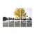 999Store 5 panel wall painting wall frames for living room with frame wall hanging beautiful tree and bench Concept Nature - 999Store