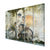 999Store 5 panel wall painting wall frames for living room with frame wall hanging Boys itmes Tow frinds riding on the cycle - 999Store