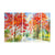 999Store 5 panel wall painting wall frames for living room with frame wall hanging colorful tree with river nature view item art - 999Store