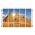 999Store 5 panel wall painting wall frames for living room with frame wall hanging Egypt pyramid Nomad on camel - 999Store