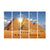 999Store 5 panel wall painting wall frames for living room with frame wall hanging Egypt pyramid Nomad on camel - 999Store