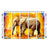 999Store 5 panel wall painting wall frames for living room with frame wall hanging Elephant - 999Store