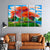999Store 5 panel wall painting wall frames for living room with frame wall hanging landscape colorful tree - 999Store
