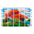 999Store 5 panel wall painting wall frames for living room with frame wall hanging landscape colorful tree - 999Store