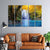 999Store 5 panel wall painting wall frames for living room with frame wall hanging mountain view waterfall nature - 999Store