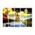 999Store 5 panel wall painting wall frames for living room with frame wall hanging Paris Eiffel Tower and river Seine at sun in Paris - 999Store