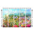 999Store 5 panel wall painting wall frames for living room with frame wall hanging preiwinkle plumeria multi color flowers nature view nature - 999Store