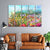 999Store 5 panel wall painting wall frames for living room with frame wall hanging preiwinkle plumeria multi color flowers nature view nature - 999Store