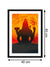 999Store Fiber shiva painting |  lord shiva wall paintings for living room big size | lord shiva painting | wall Painting Lord Shiva Mahadev (Set Of 1 Paper 40X60 cm Black) BLF4060205164