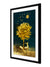 999Store Fiber wall painting with frame |  paintings for home décor | wall paintings | Modern Wall Painting | Golden Deer With tree (Set Of 1 Paper 40X60 cm Black) BLF4060205172