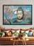 999Store Multicolor Buddha Canvas Painting  FLP0339