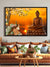 999Store brown Buddha With Peacock canvas Painting FLP0376