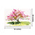 999Store Pink Tree Canvas Painting FLP0394
