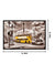 999Store Yellow Bus and road View Canvas Painting FLP0395