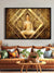 999Store Golden Buddha Canvas Painting FLP0405