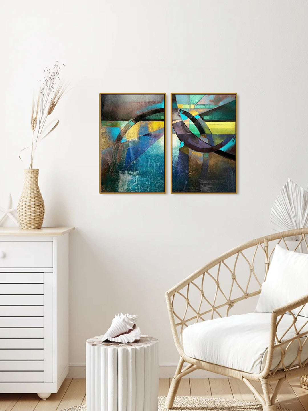 999Store Fiber Frames Modern Art Abstract Wall Painting abstract paint