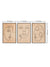 999Store boho women faces drawing room painting for living room bedroom wall décor wall painting with frame set of 3 Bo3Frames021