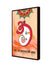 999Store ganesh mantra with om symbol art painting mantra wall painting (Canvas_Brown  Frame)
