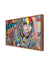 999Store colourful lady art canvas painting for bedroom wall décor  (Canvas_Golden Frame)