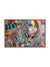 999Store colourful lady art canvas painting for bedroom wall décor  (Canvas_Golden Frame)