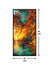 999Store Yellow Orange Leaf With Sunset View River Art Canvas Long Big Painting For Wall Décor BoxF24X48011