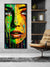 999Store Women Face Art Multi Color Modern Art Long Big Canvas Wall Painting BoxF24X48023