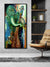 999Store Lord Ganesh Playing Violin Modern Art Canvas Long Big Painting For Wall Décor BoxF24X48024