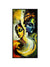 999Store Lord Shiv With Parvati Face Modern Art Long Big Canvas Wall Painting BoxF24X48025