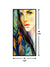 999Store Girl Face Art With Indian Look Modern Art Canvas Long Big Painting For Home Wall Décor BoxF24X48031