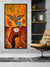 999Store Women Art With Flying Bird Modern Art Canvas Long Big Painting For Bedroom BoxF24X48035
