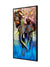 999Store Multi Color Elephant Running Art Painting Long Big Canvas Wall Painting BoxF24X48044