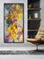 999Store Tree With Yellow Blue Leaf With Sky Modern Art Long Big Canvas Wall Painting BoxF24X48046