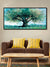 999Store Big Green Tree Art Modern Art Canvas Long Big Painting For Wall Décor BoxF24X48095