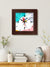 999Store two colorful parrot square wall clock for home/bedroom/living room/
