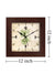 999Store leaf background wooden design modern art stylish wall clock square wall clock for living room/bedroom/home/kitchen/office/shop