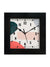 999Store modern art multi color geometrical stylish wall clock square clock for bedroom/living room/office/home/kitchen/shop