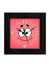 999Store smiley face pink color modern art stylish wall square clock pink wall clock for bedroom/living room/home/office/shop/kitchen